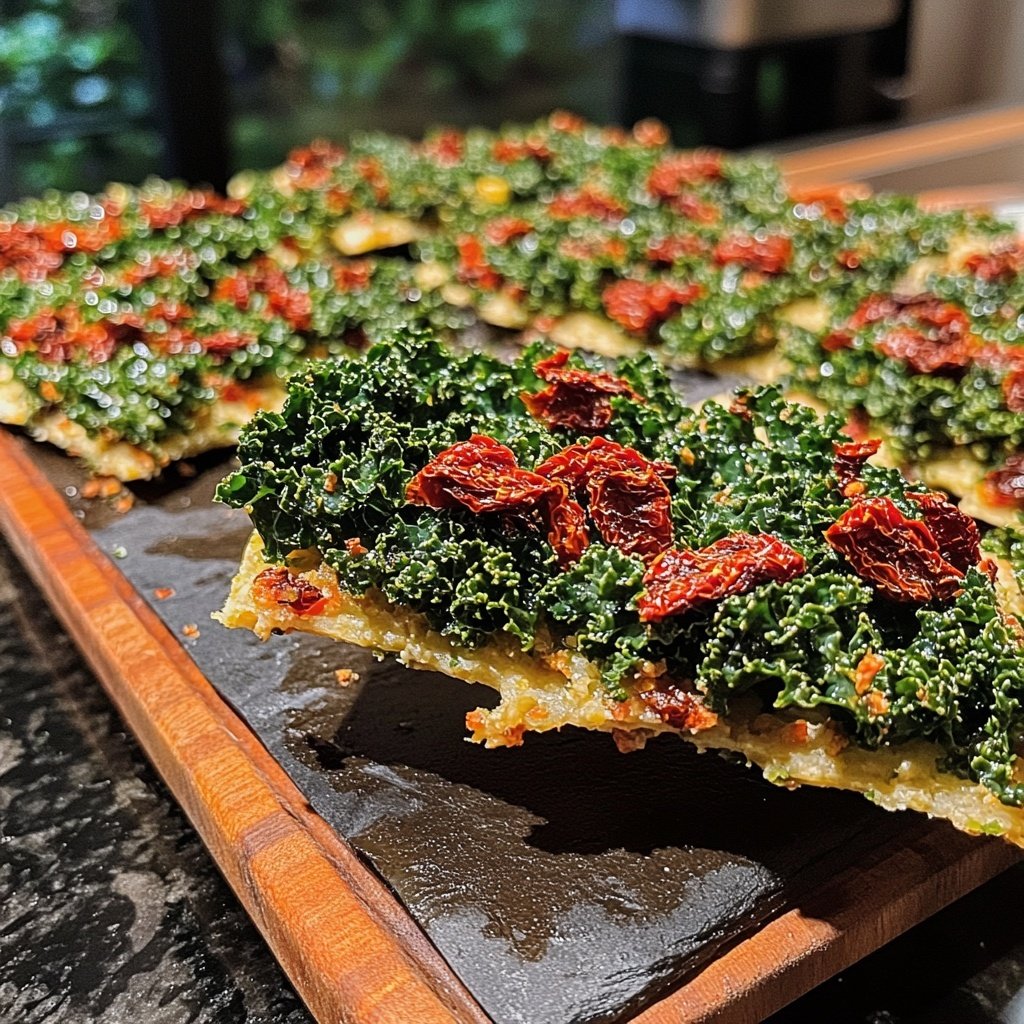 Schnelle Grünkohlpfanne mit getrockneten Tomaten