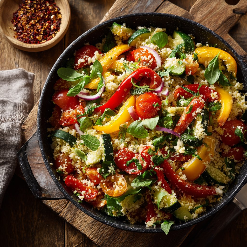 Salat Zum Grillen Mit Couscous