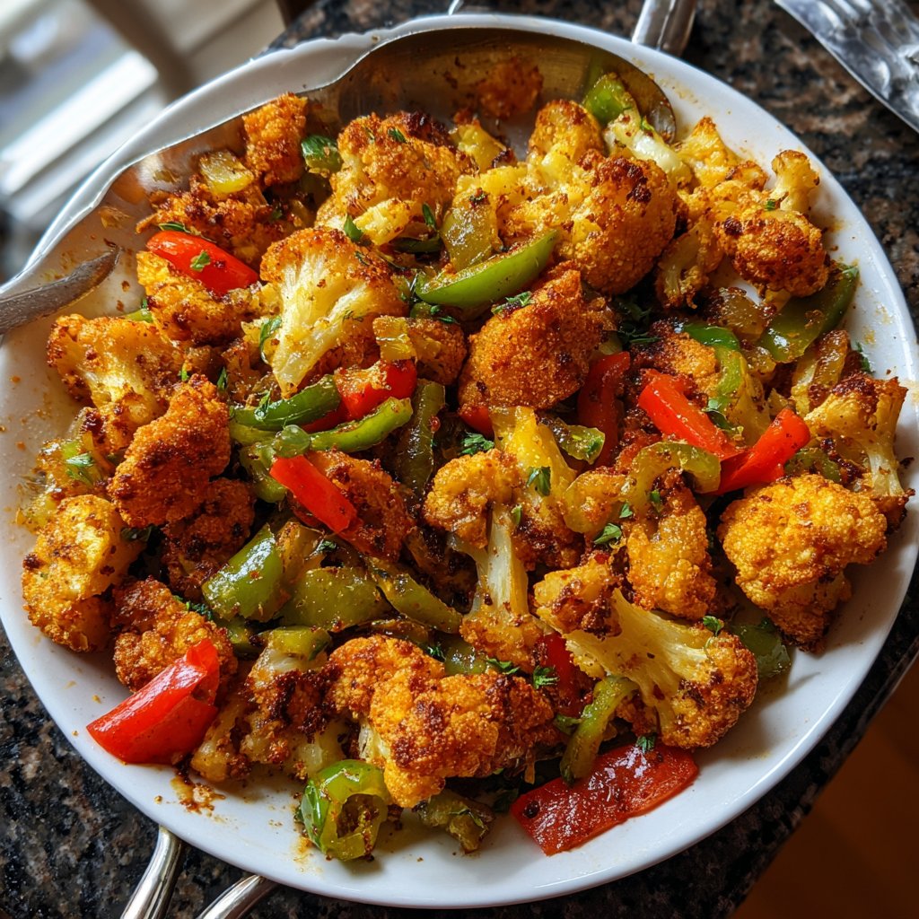 Blumenkohlpfanne vegetarisch