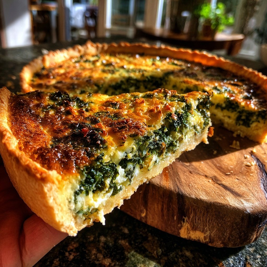 Schwarzkohl-Zitronen-Quiche – einfaches Rezept
