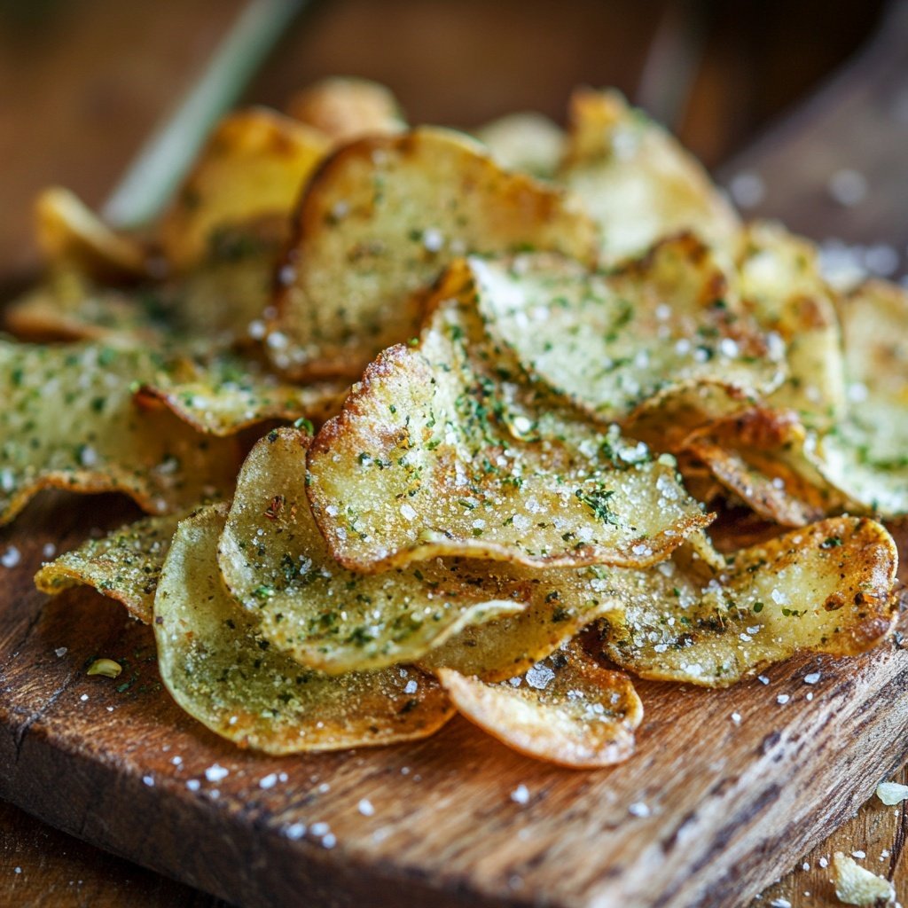 Grünkohl Chips als gesunder Snack
