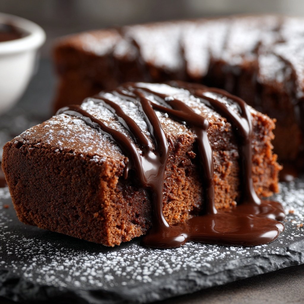 Schokoladiger Blechkuchen extra saftig