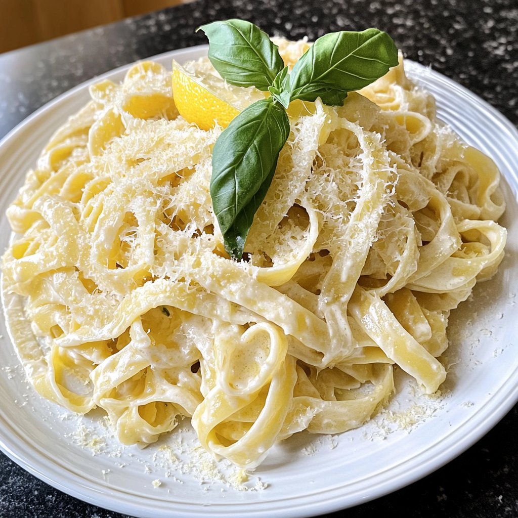 Tagliatelle mit Zitronensauce
